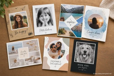 Cartes photos : idées de design originales pour des messages uniques