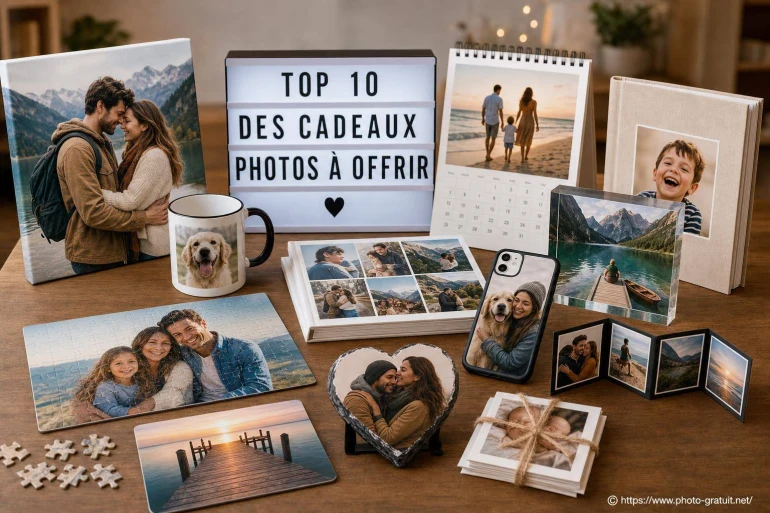 Top 10 des cadeaux photos à offrir pour faire plaisir et garder des souvenirs