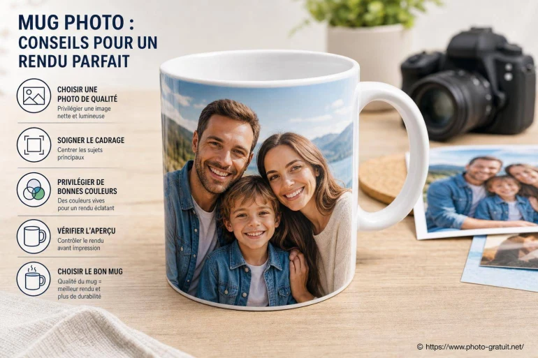 Mug photo : comment obtenir un rendu parfait pour vos souvenirs