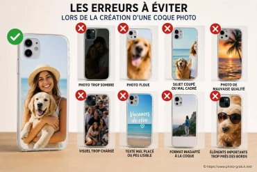 Les erreurs à éviter lors de la création d'une coque photo