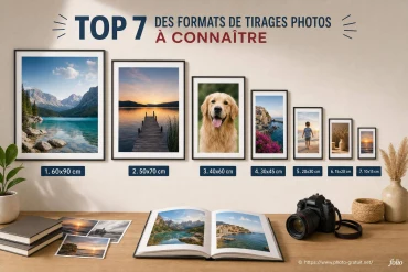 Top 7 des formats de tirages photos à connaître