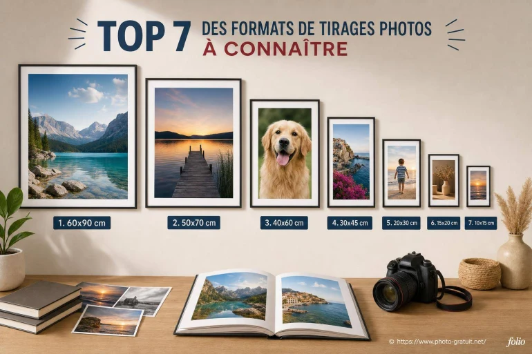 Top 7 des formats de tirages photos à connaître