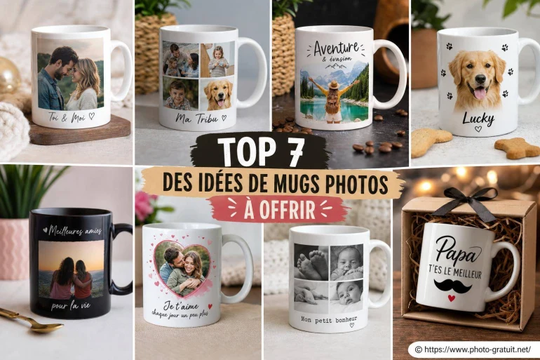 Top 7 des idées de mugs photos à offrir