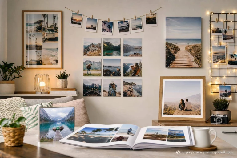 Les meilleures idées déco avec des tirages photos