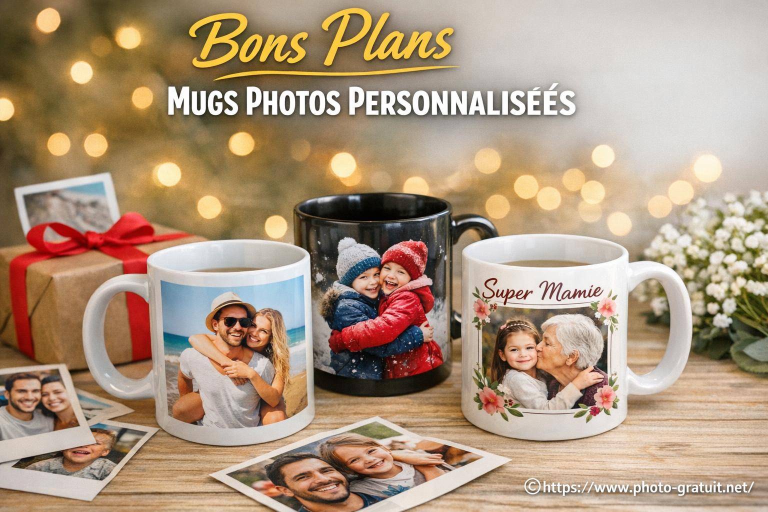 Mug photo gratuit ou à petit prix