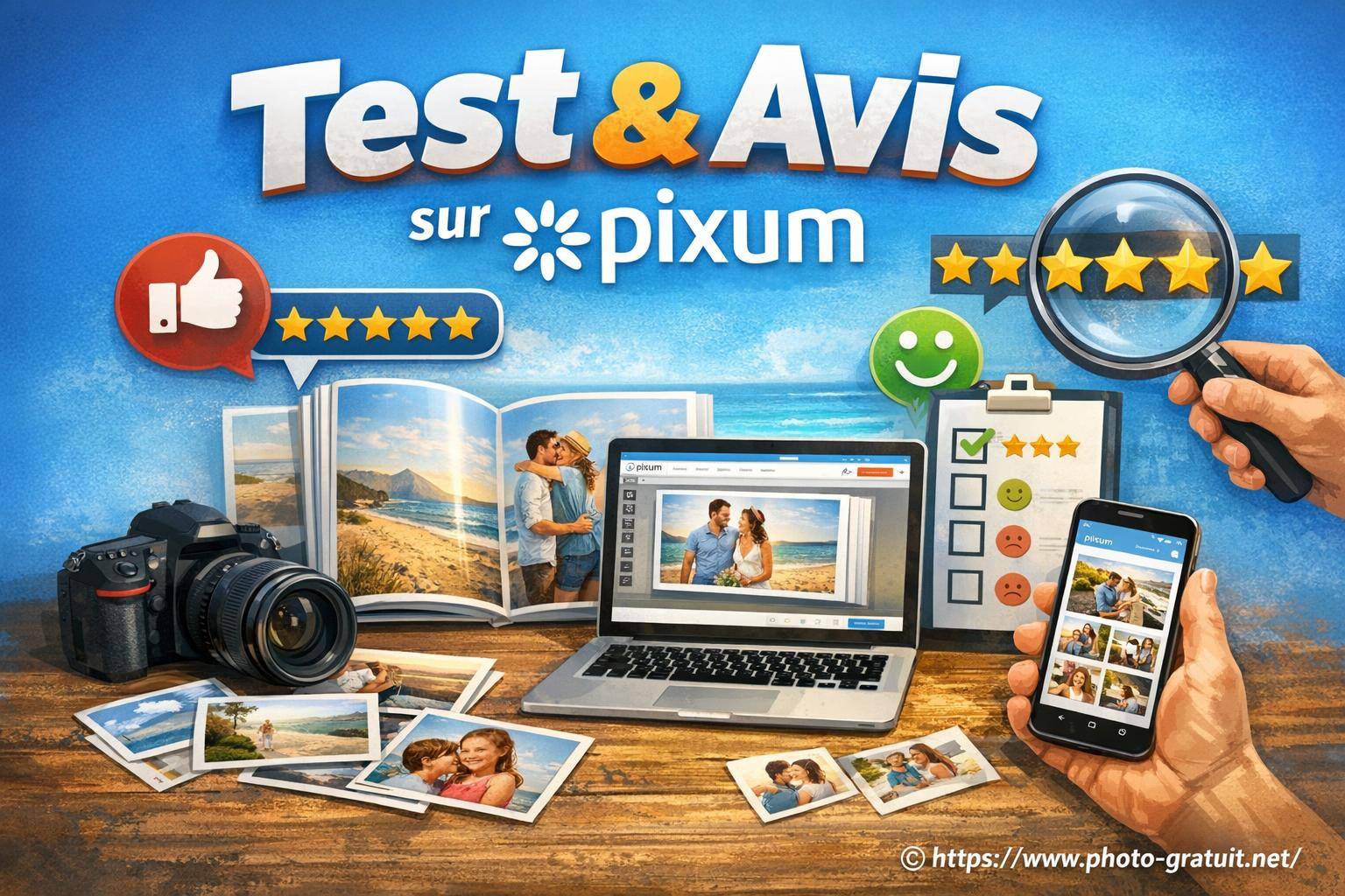 Avis et tests produits photo pixum