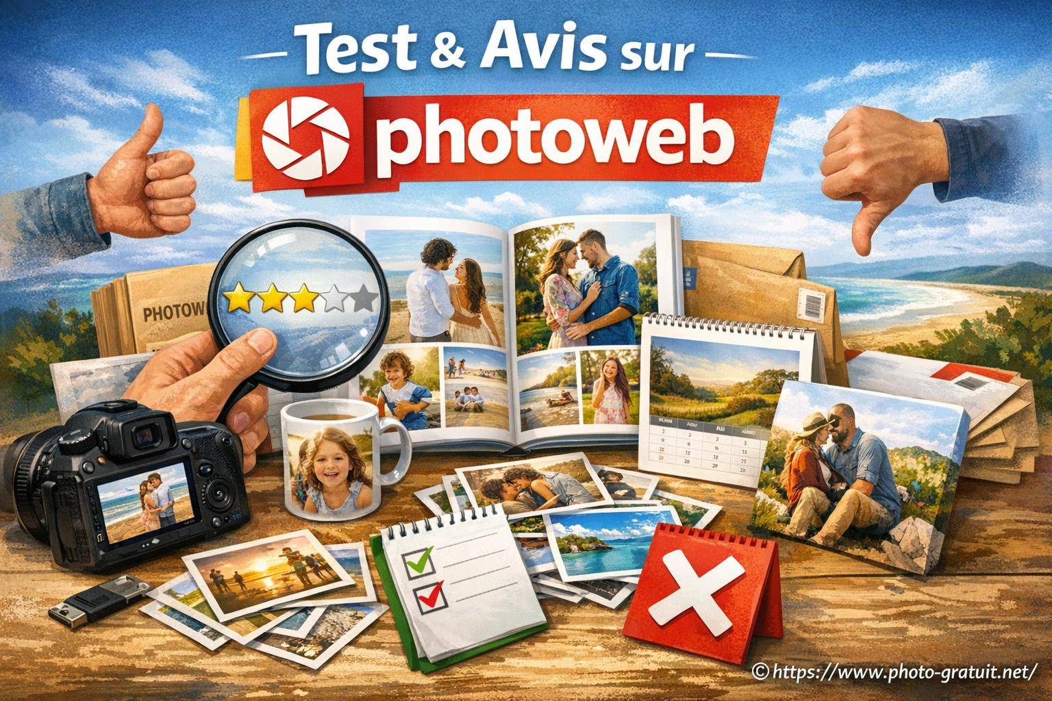 Test et avis photoweb avec photos souvenirs