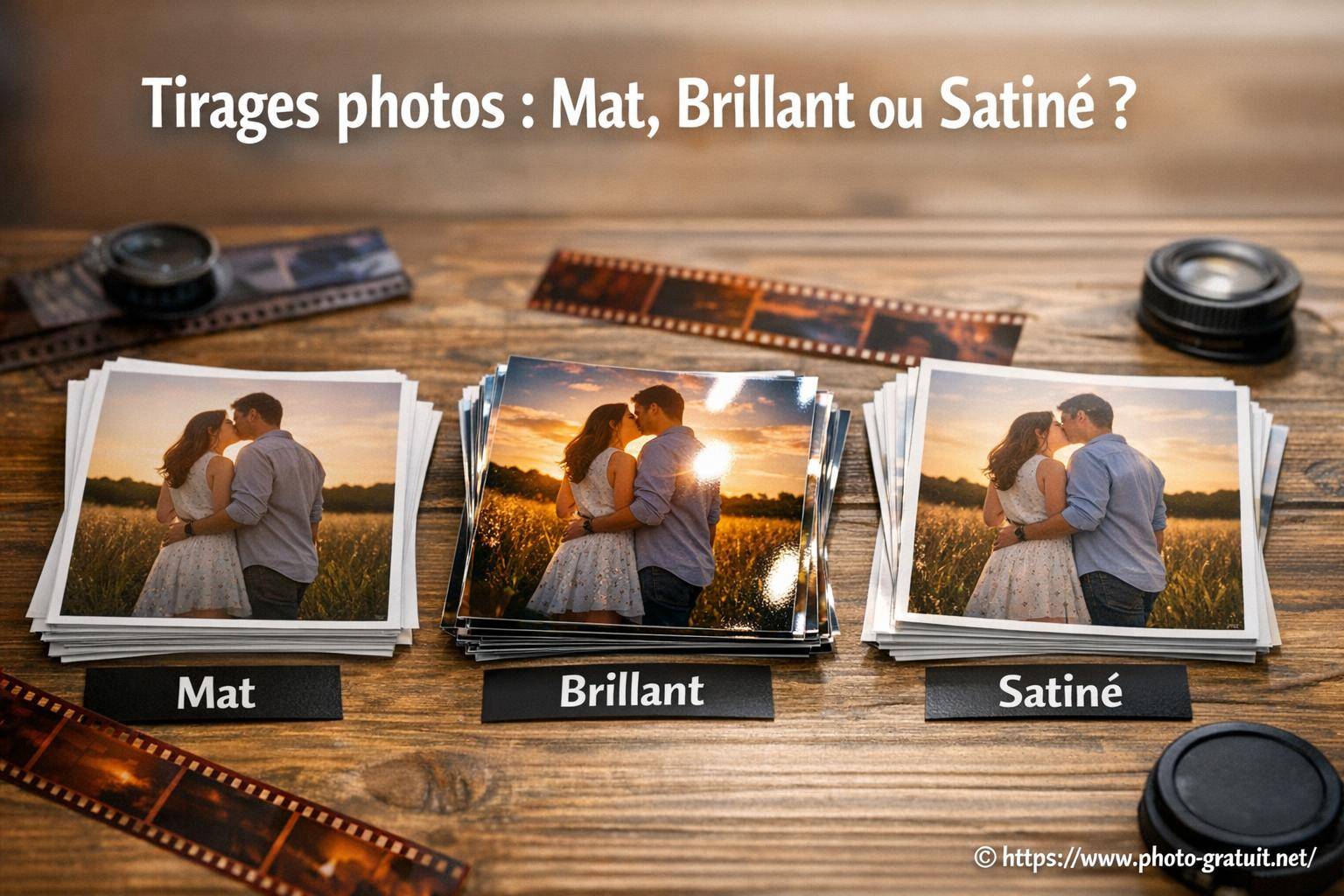 Tirages photos : mat, brillant ou satiné, quel rendu choisir ?