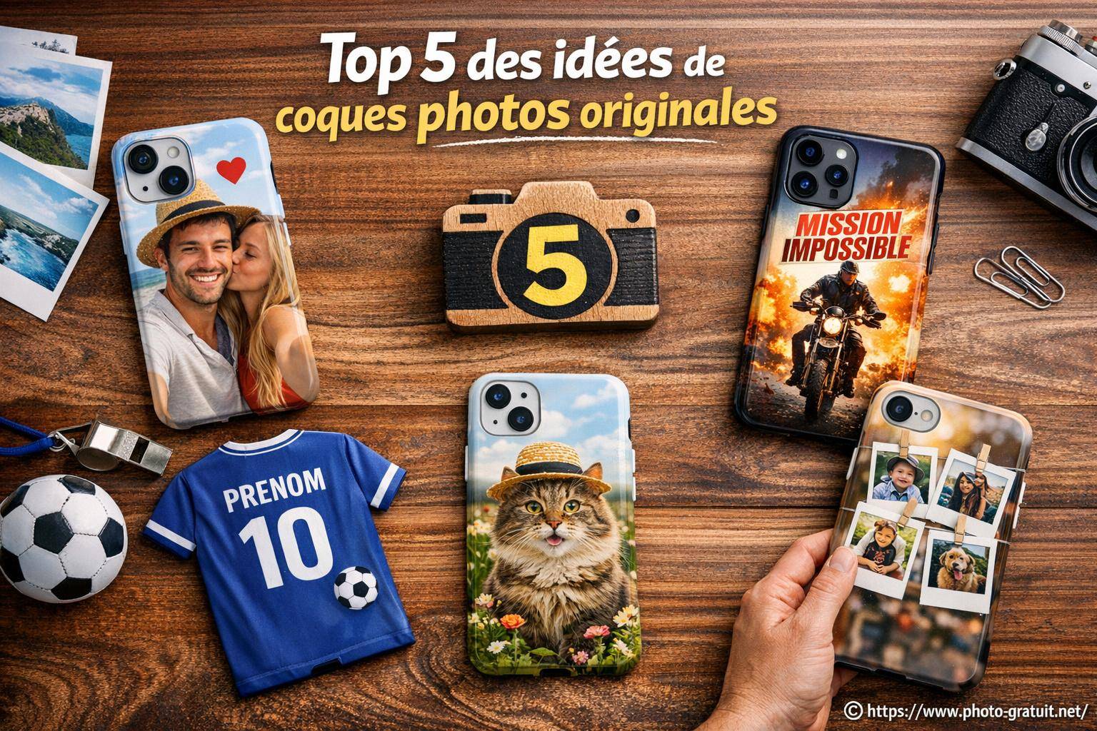 Top 5 des idées de coques photos originales à personnaliser facilement