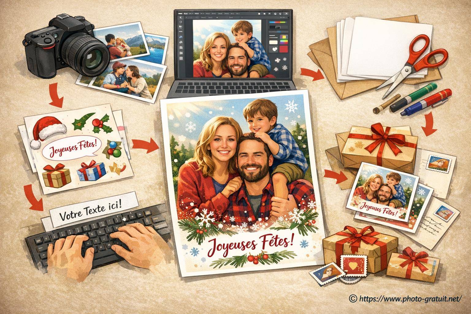 Comment créer une carte photo personnalisée facilement