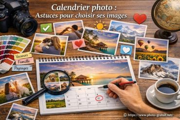 Calendrier photo : comment choisir les images parfaites pour chaque mois