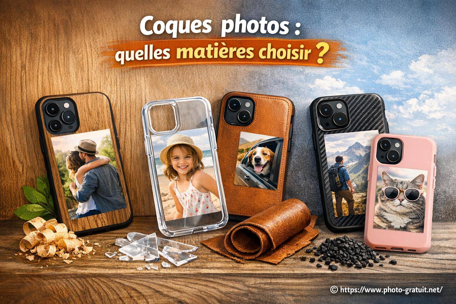 Coques photos : quelles matières choisir pour protéger vos souvenirs ?