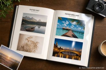 Album photo : papier mat ou brillant, que choisir ?