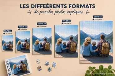 Les différents formats de puzzles photos : comment choisir le bon ?